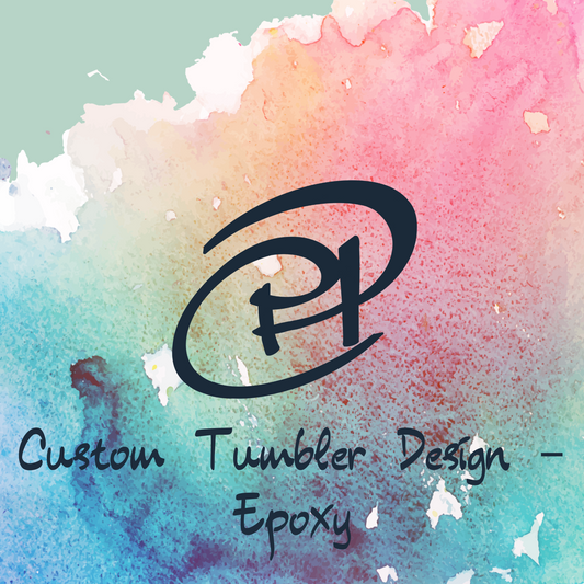 Custom Tumbler Design - Epoxy