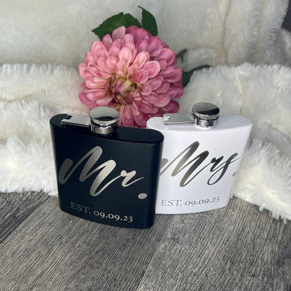 LASER ENGRAVED Flask | Personalized Flask | Personalized gift | Gifts for bridal party | Gift for drinker | Gift from realtor | Corporate Gifts |