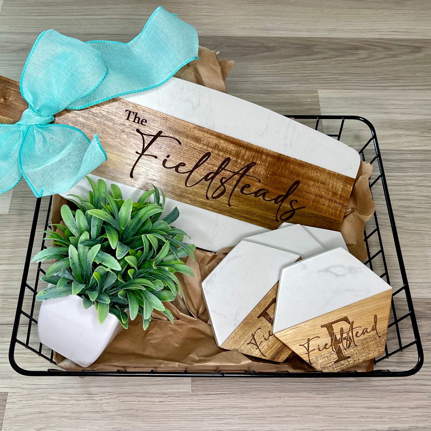 Small New Home Basket | Realtor Closing Gift | Housewarming Gift Basket | Personalized Gift Basket | Custom Housewarming Gift | Wedding Gift