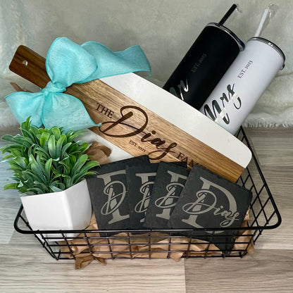 Medium New Home Basket | Realtor Closing Gift | Housewarming Gift Basket | Personalized Gift Basket | Custom Housewarming Gift | Wedding Gift