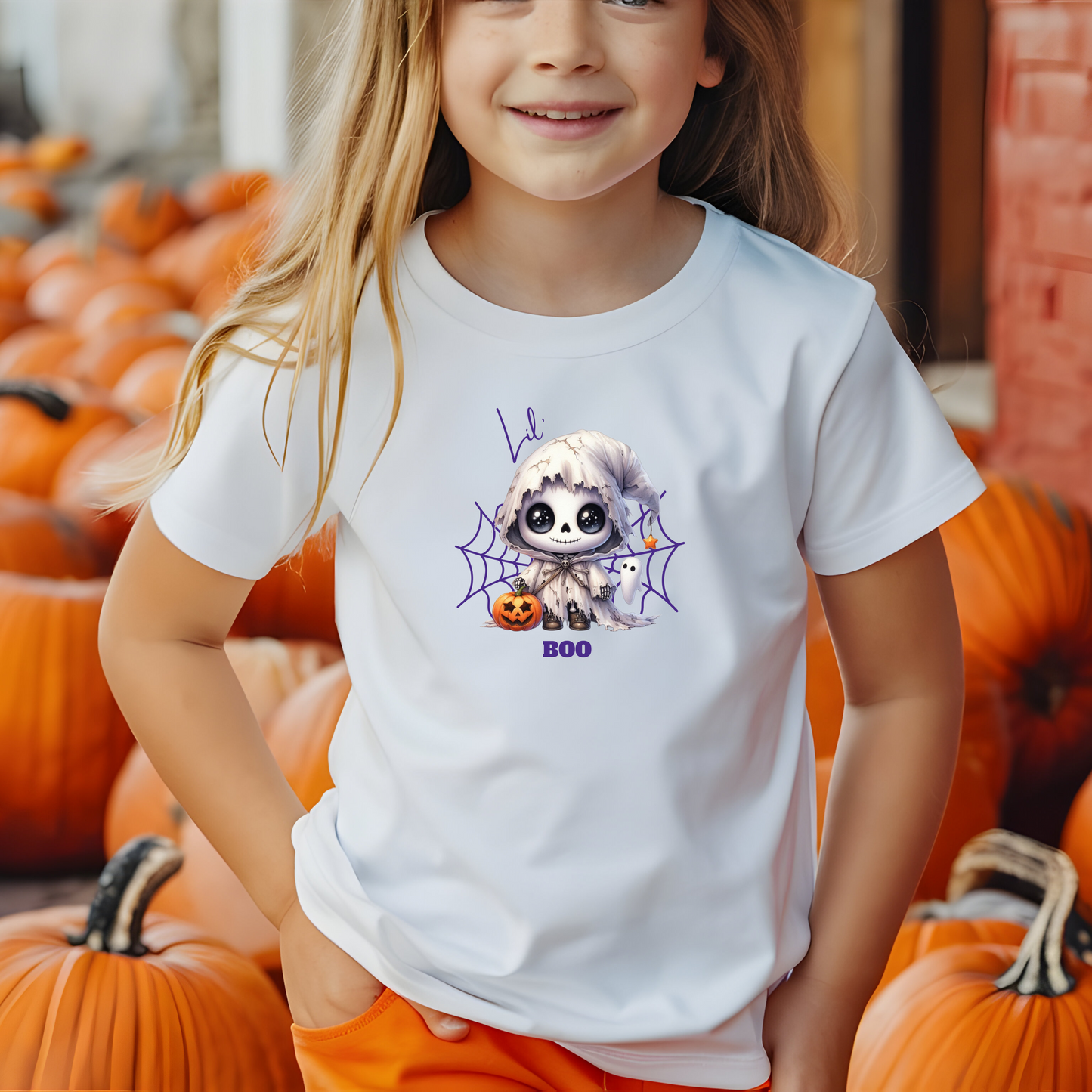 Kids Lil’ Boo Halloween T-Shirt