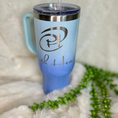 NEW! Laser Engraved 40oz Tumbler | Laser engraved tumbler | Etched tumbler | Personalized gift | Corporate Gifts | Marketing tumblers |  Gift for employees | Realtor gift | Cup with logo