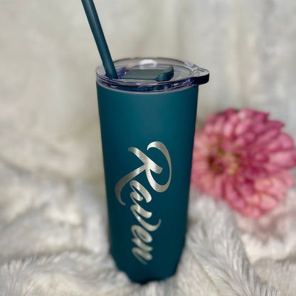 NEW! Laser Engraved Logo Tumbler 20oz | Company Tumbler | Personalized Marketing Tumbler | Personalized Business Gift | Gifts for clients | Gift from realtor | Corporate Gifts | Marketing Tumbler | Tumbler with Logo