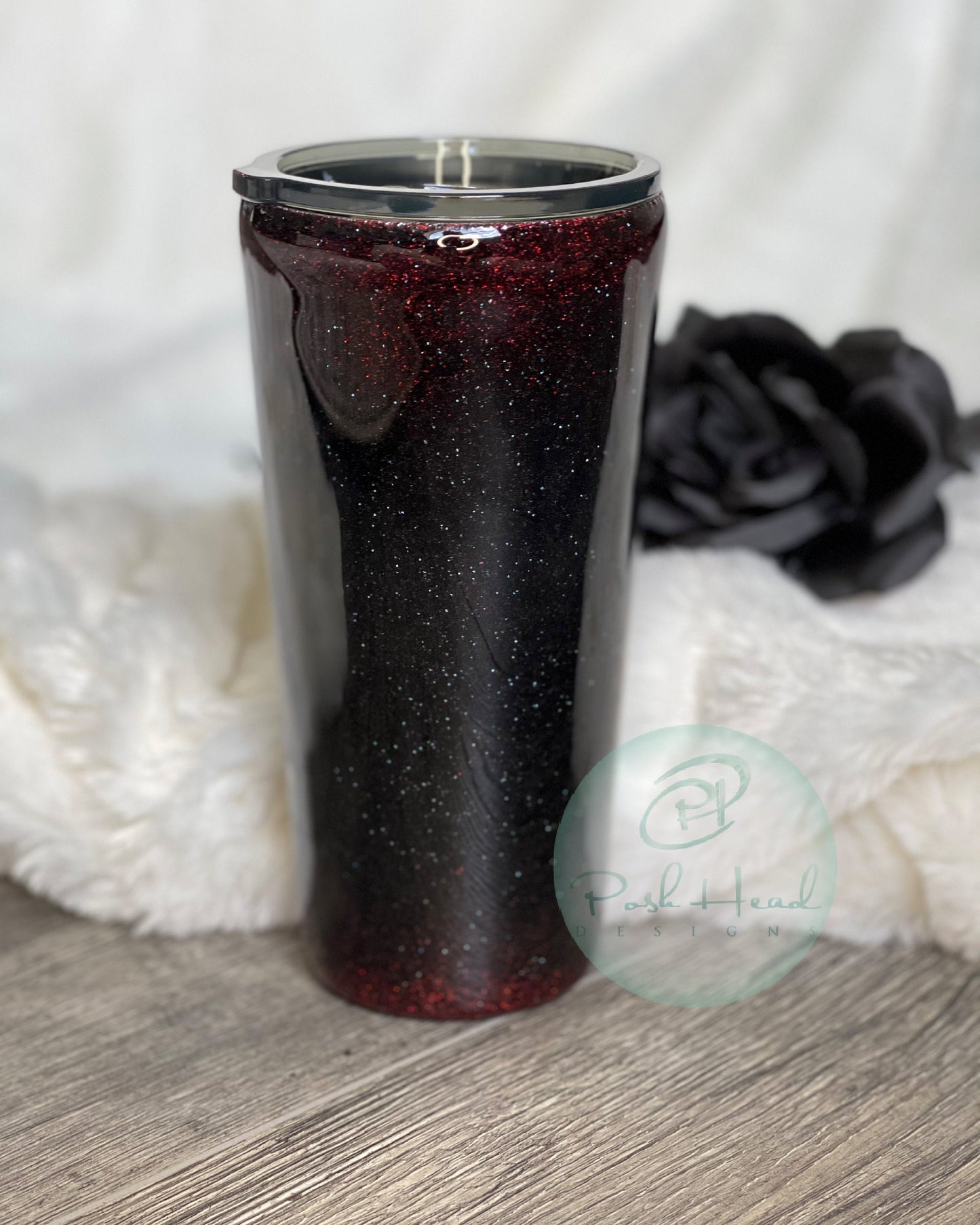 Glitter Ombre Rim Tumbler