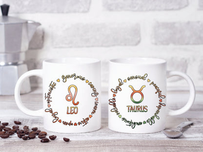 Coffee Mug | Personalized Coffee Mug | Birthday Mug | Astrology Gift | Gift for friend