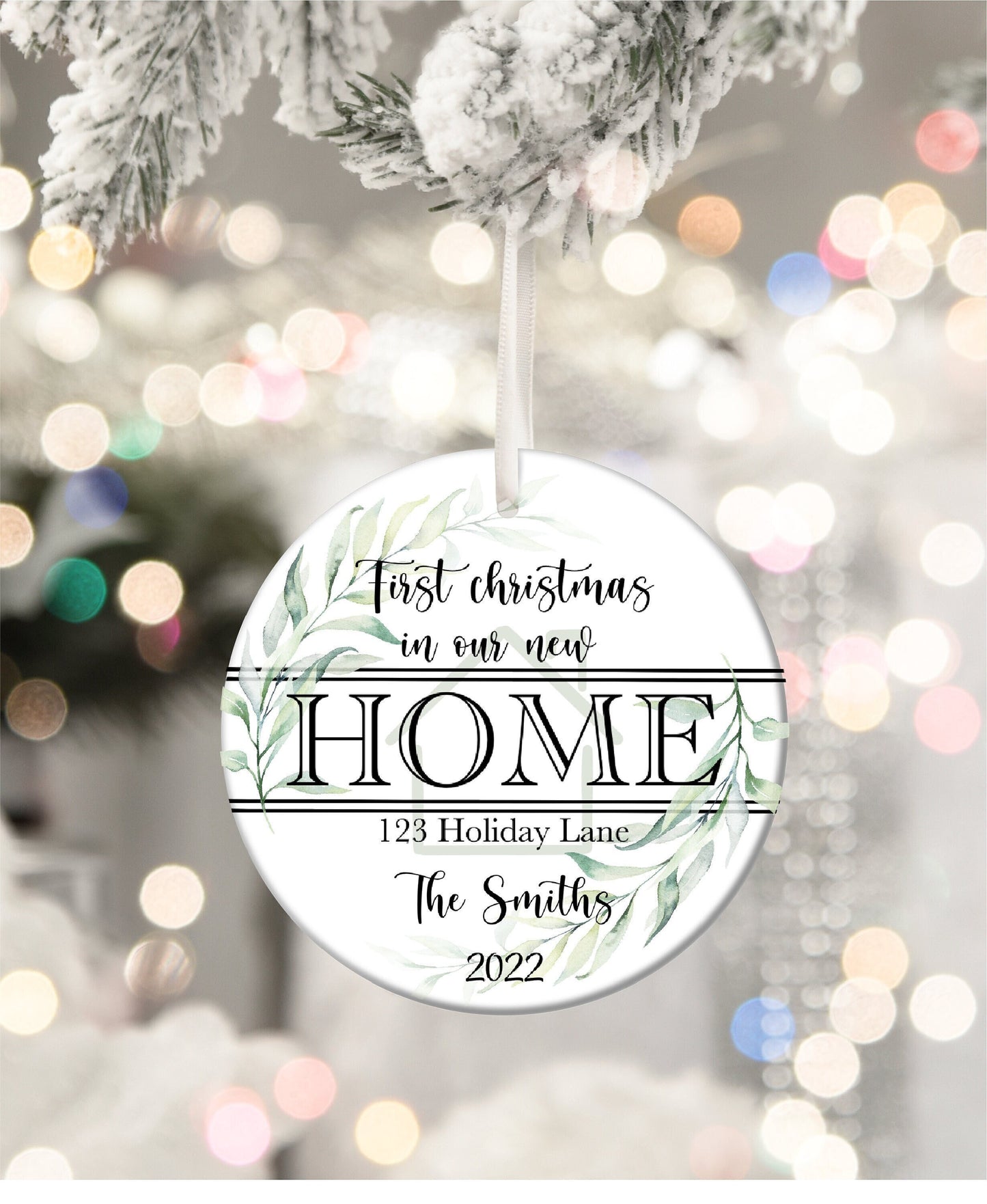 Personalized Housewarming Gift | Realtor Closing Gift | Wedding Gift | New Home Gift | New Beginnings Gift | Christmas Ornaments | Holiday gift