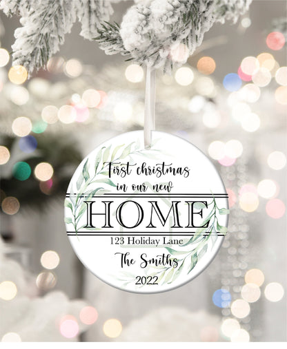 Personalized Housewarming Gift | Realtor Closing Gift | Wedding Gift | New Home Gift | New Beginnings Gift | Christmas Ornaments | Holiday gift