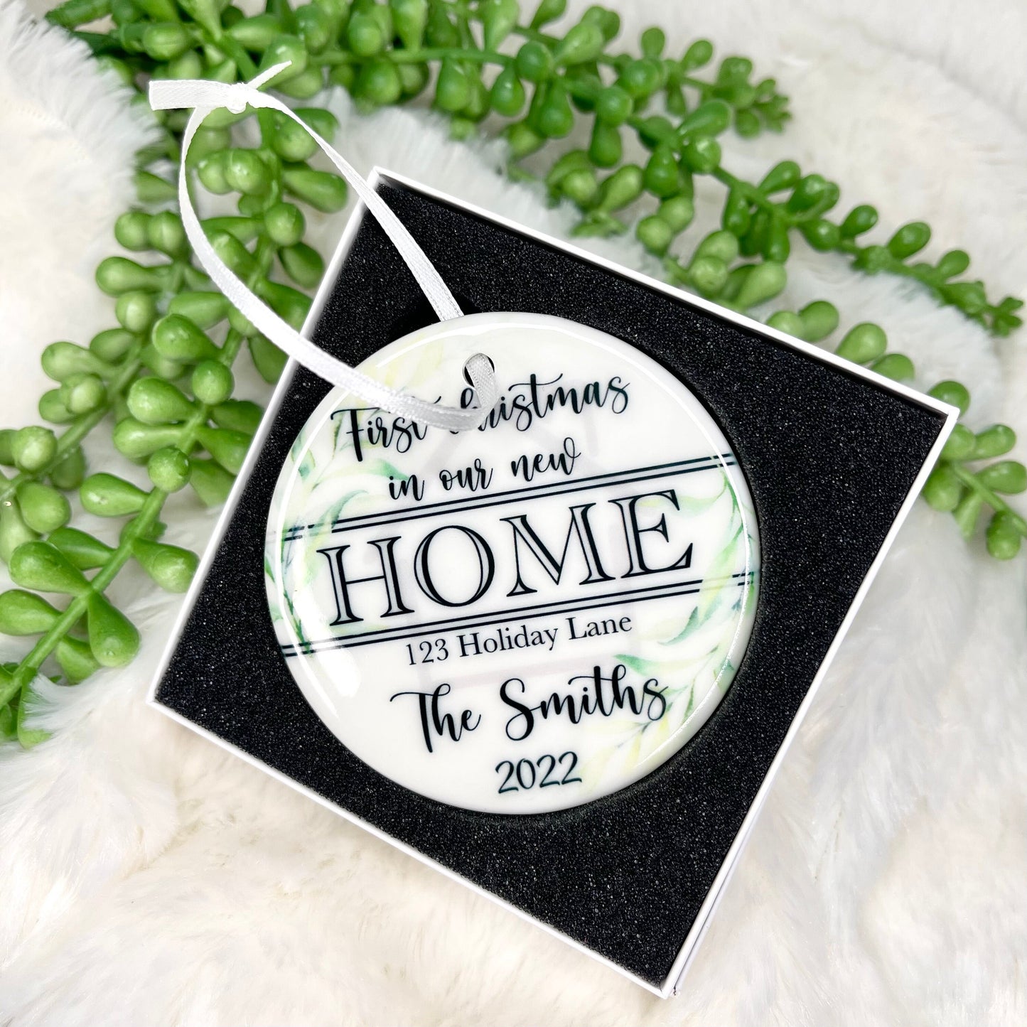 Personalized Housewarming Gift | Realtor Closing Gift | Wedding Gift | New Home Gift | New Beginnings Gift | Christmas Ornaments | Holiday gift